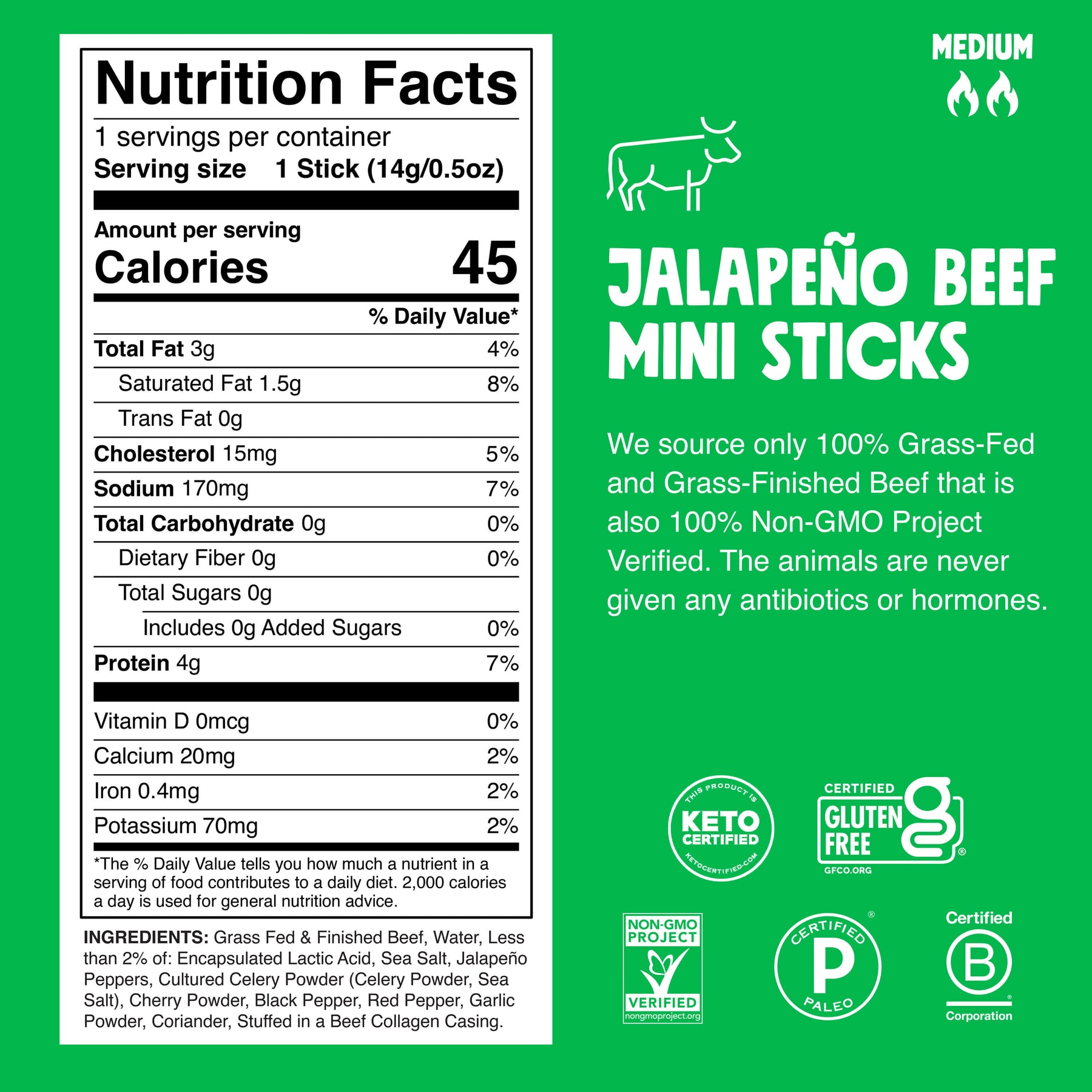 6 ct. Jalapeno Beef Chomplings - Active Pack