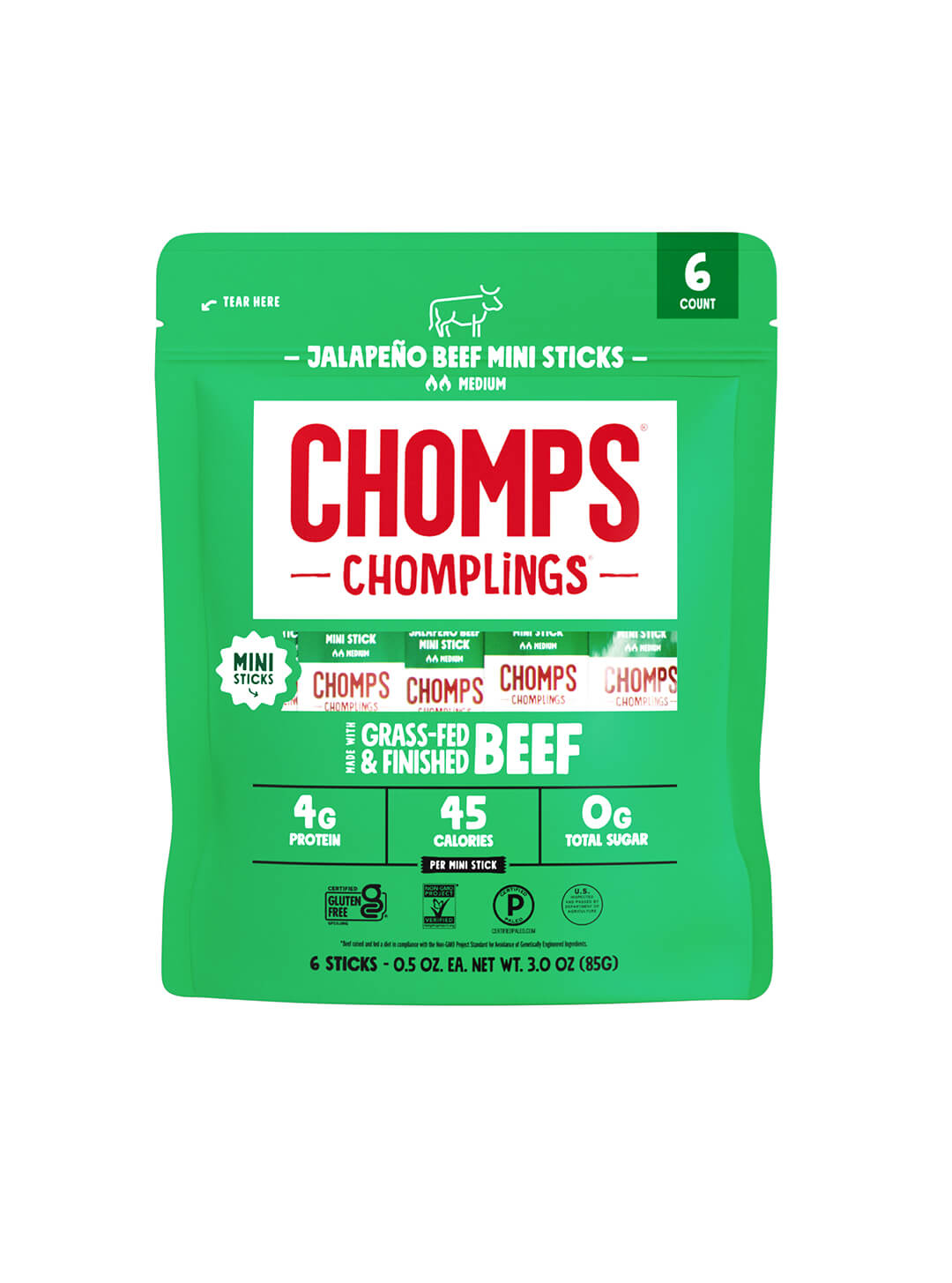 6 ct. Jalapeno Beef Chomplings - Active Pack