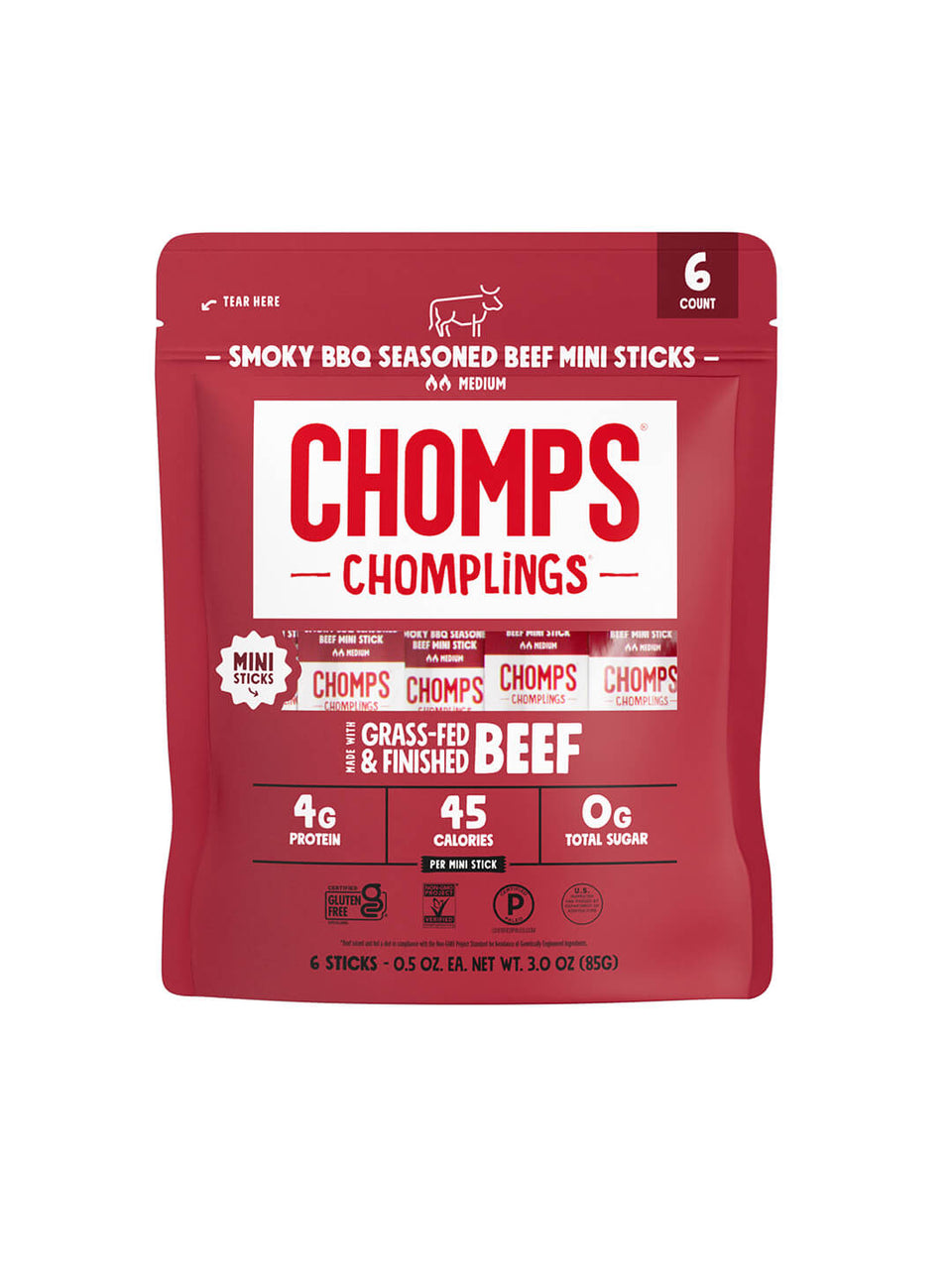 6 ct. Smoky BBQ Beef Chomplings - Bright Stock Pick